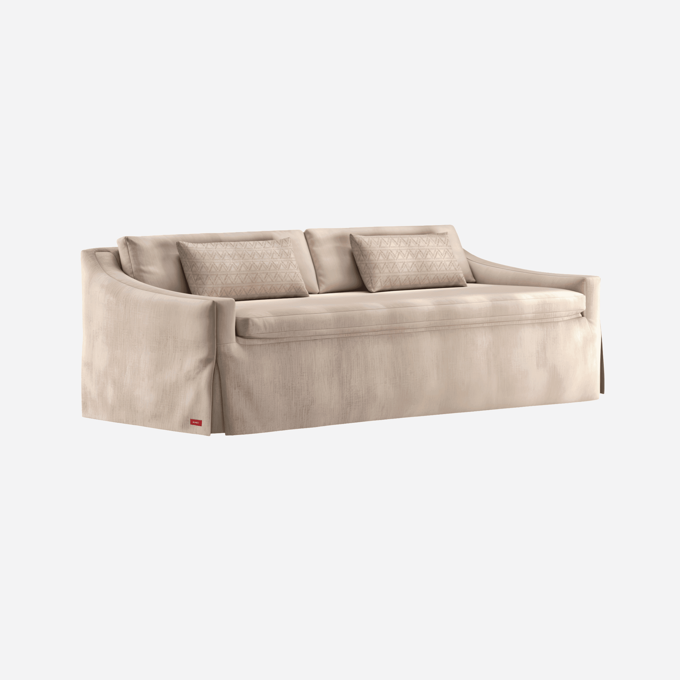 Elegant Slipcover Sofa