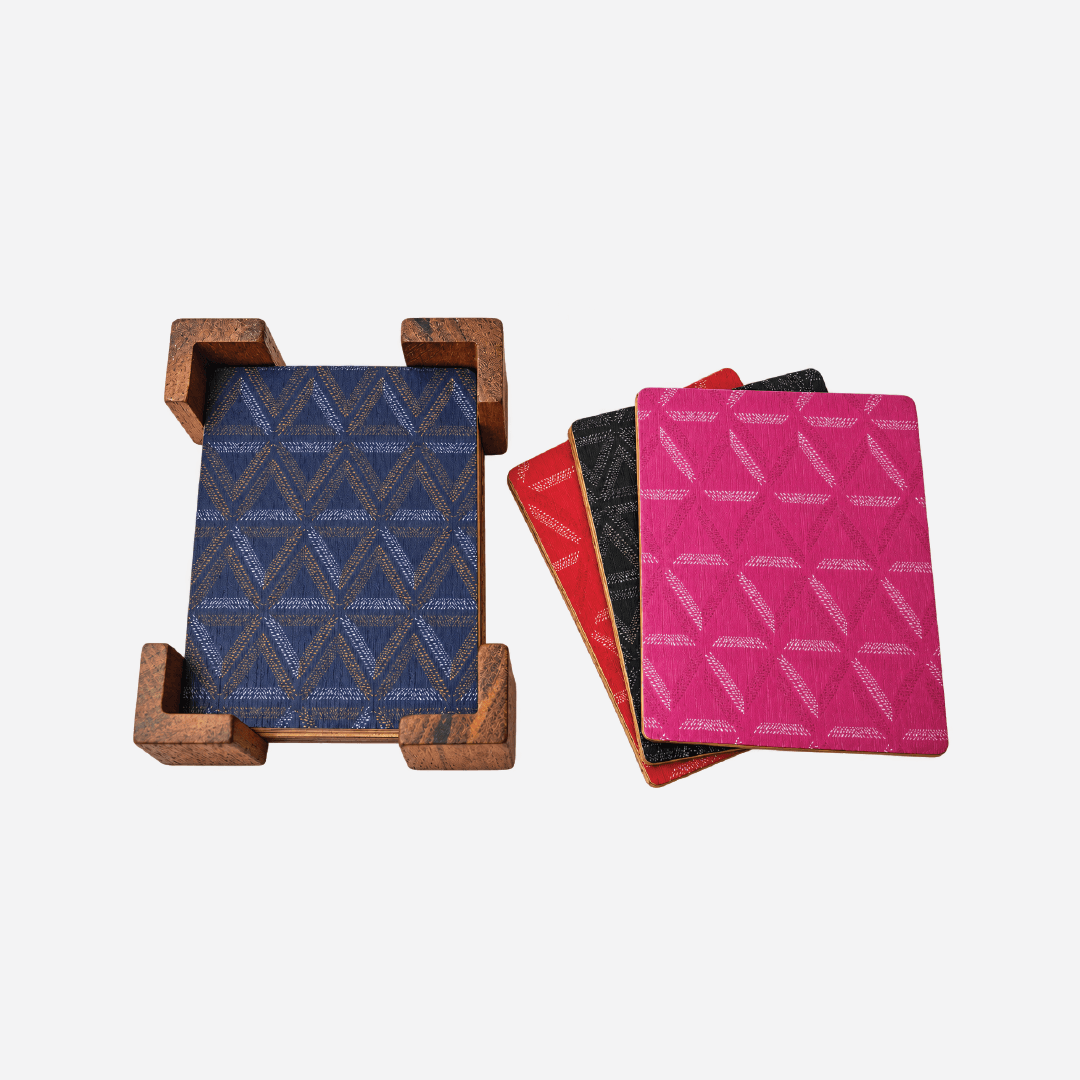 Personalized Wooden Coaster Set