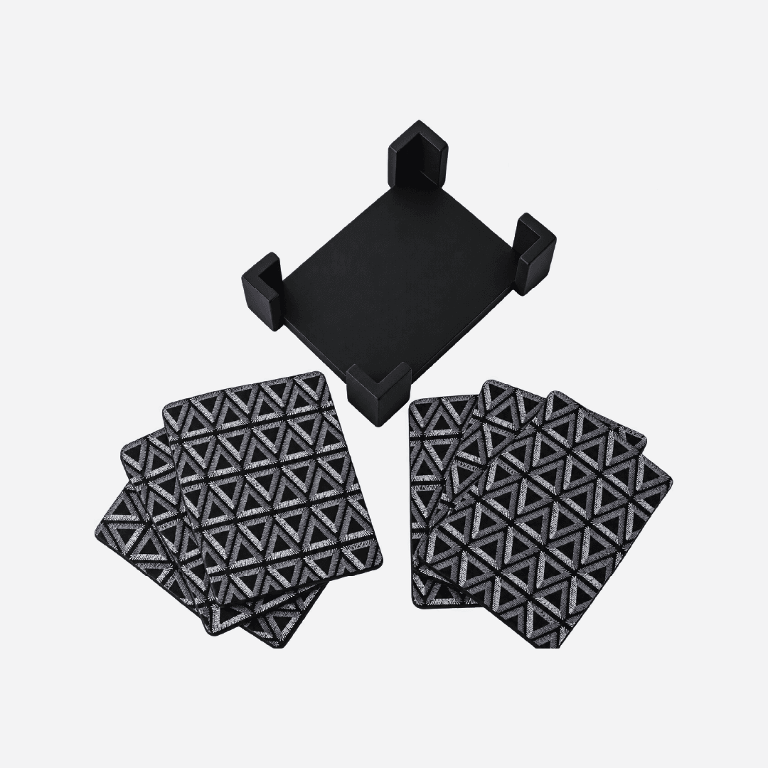 Classic Coaster Set - Black Edition