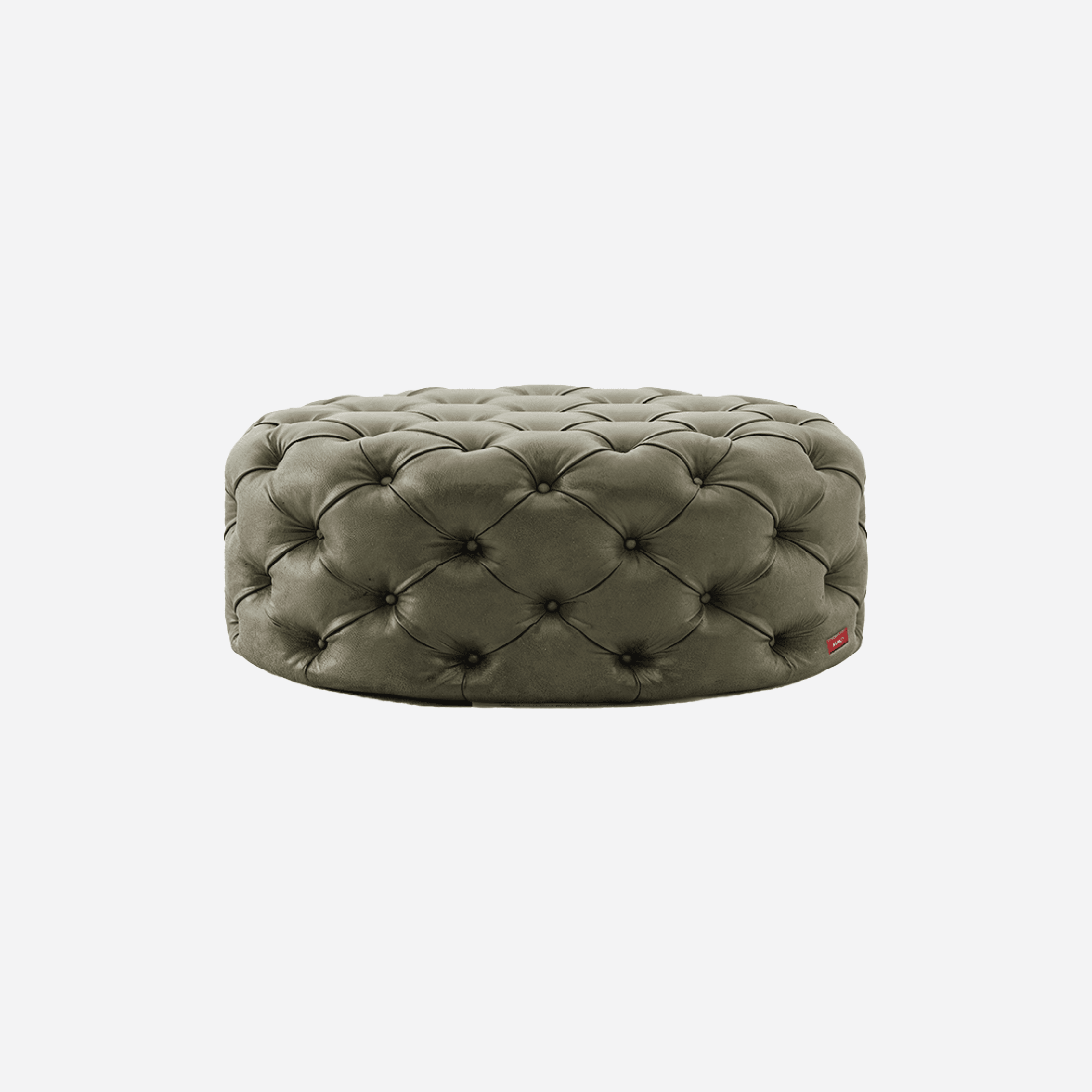 Round Tufted Ottoman