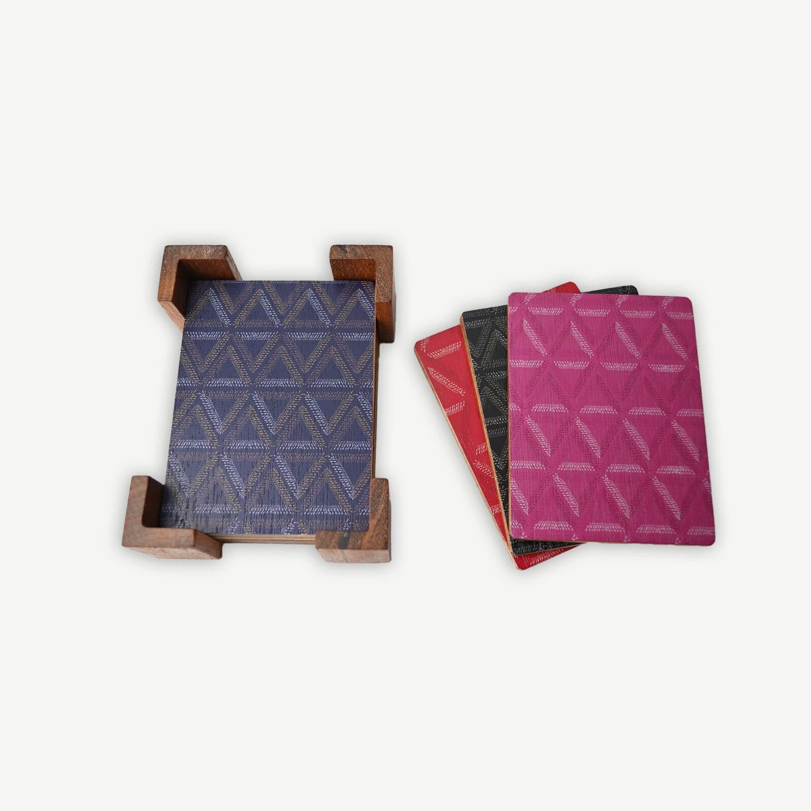Personalized Wooden Coaster Set