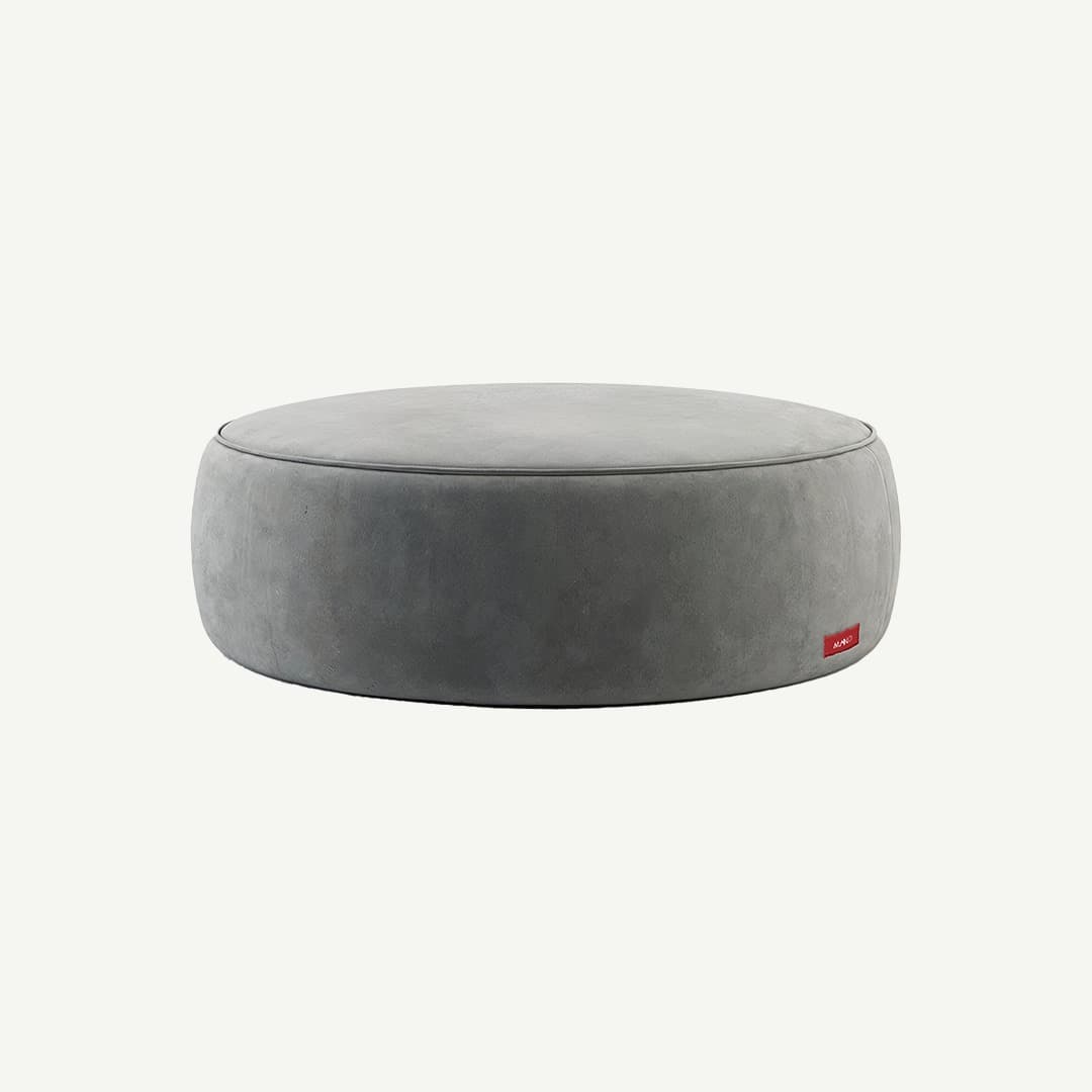 Round Luxe Ottoman/Pouf